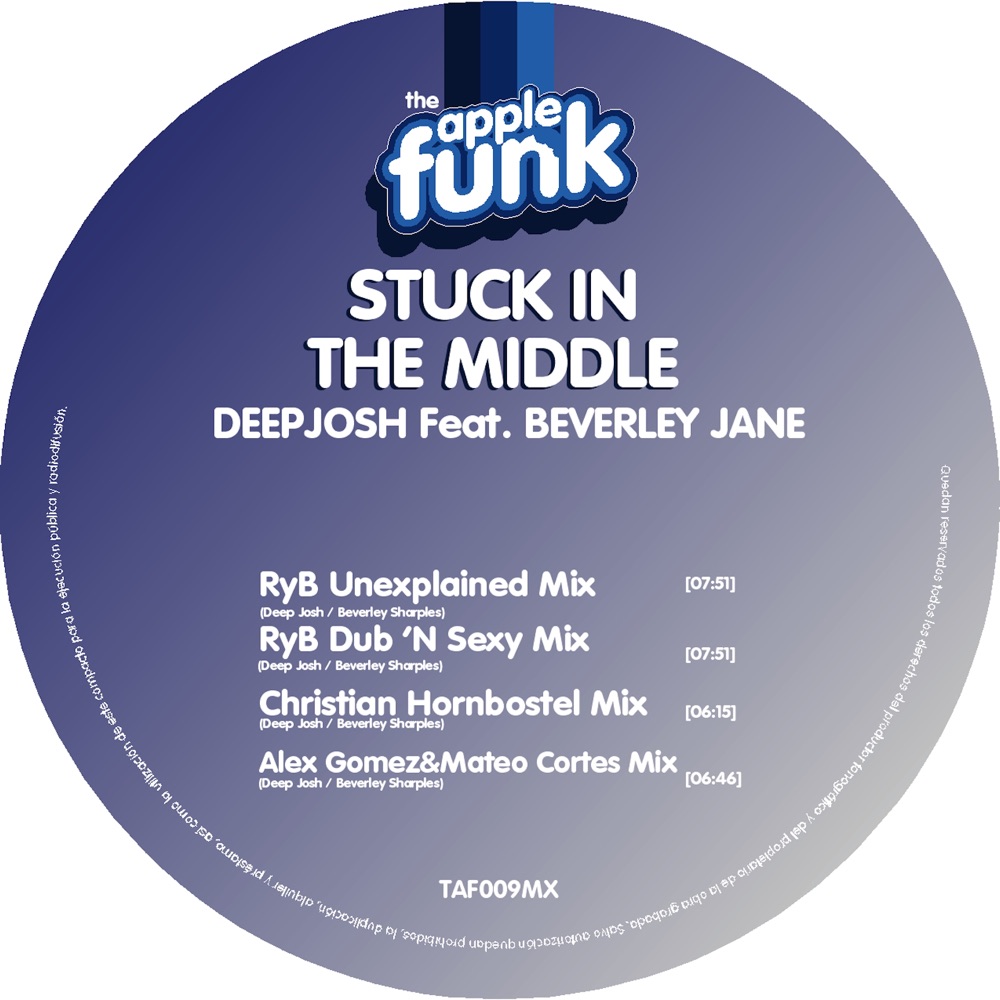 Обложка альбома «Stuck In the Middle (feat. Beverley Jane) - EP (feat. Beverley Jane)» — Deep Josh