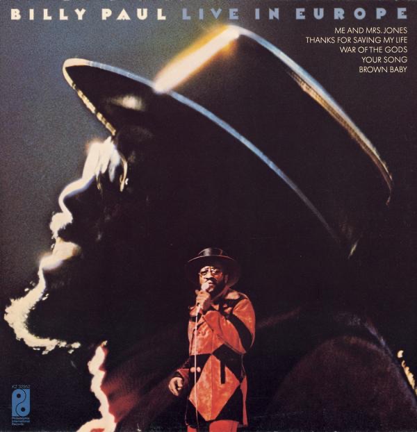 Обложка альбома «Billy Paul Live In Europe» — Billy Paul