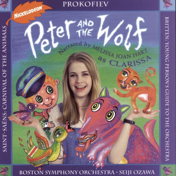 Prokofiev: Peter and the Wolf - Saint-Saëns: Carnival of the Animals - Britten: Young Person's Guide to the Orchestra cover art