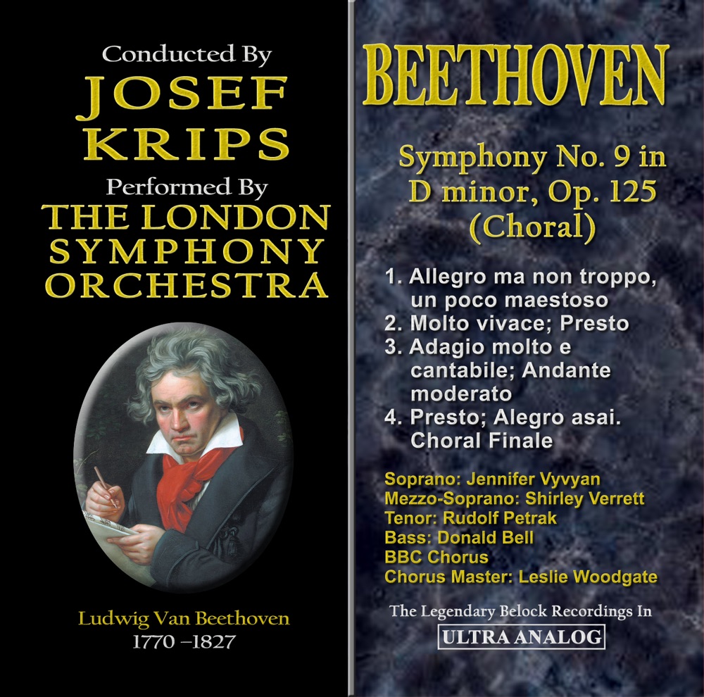 Обложка альбома «Beethoven: Symphony No. 9» — London Symphony Orchestra, Josef Krips & BBC Chorus
