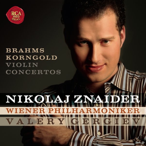 Обложка альбома «Brahms & Korngold: Violin Concertos» — Nikolaj Znaider, Valery Gergiev & Vienna Philharmonic