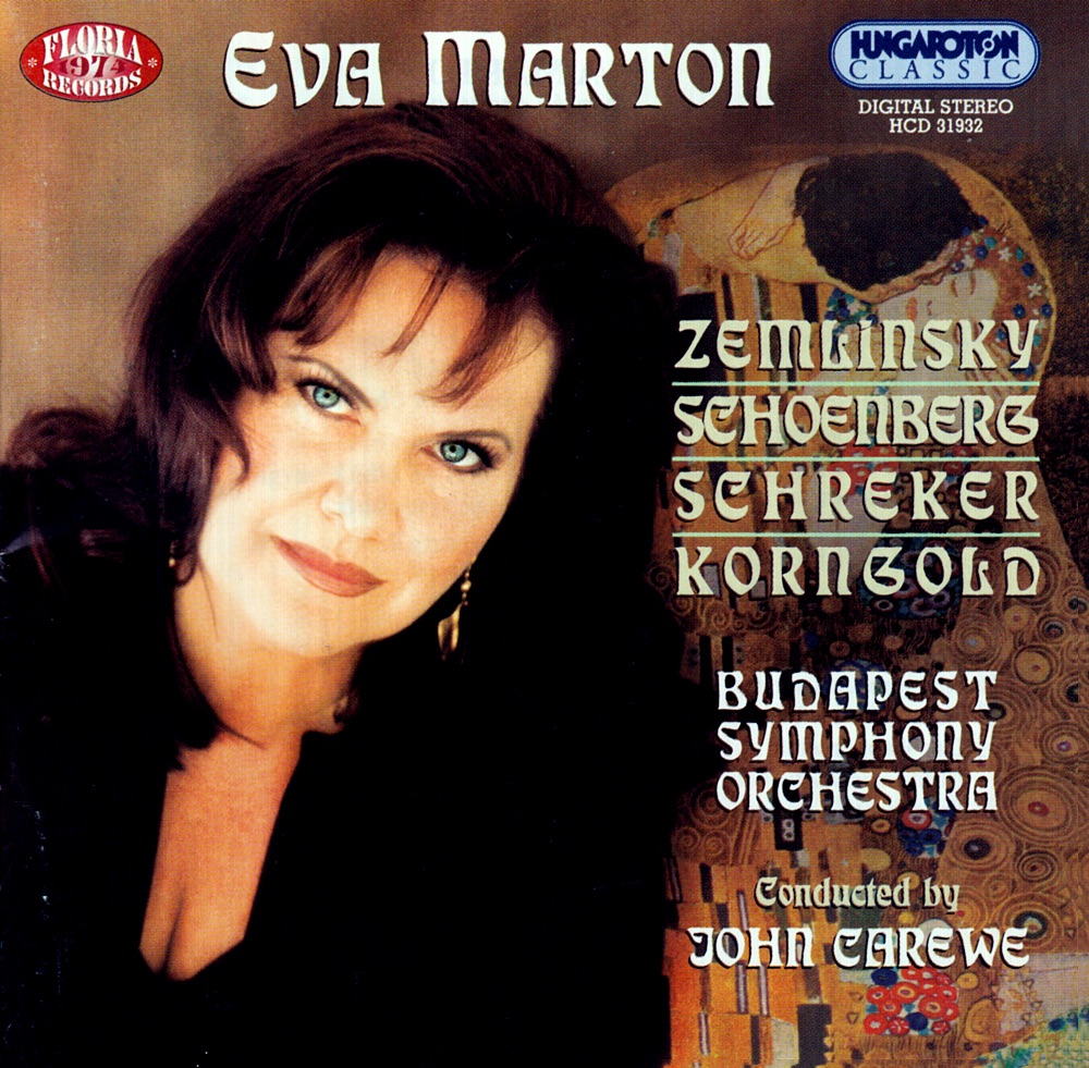 Обложка альбома «Worsk by Zemlinsky, Schoenberg, Korngold» — Eva Marton, Budapest Symphony Orchestra & John Carewe