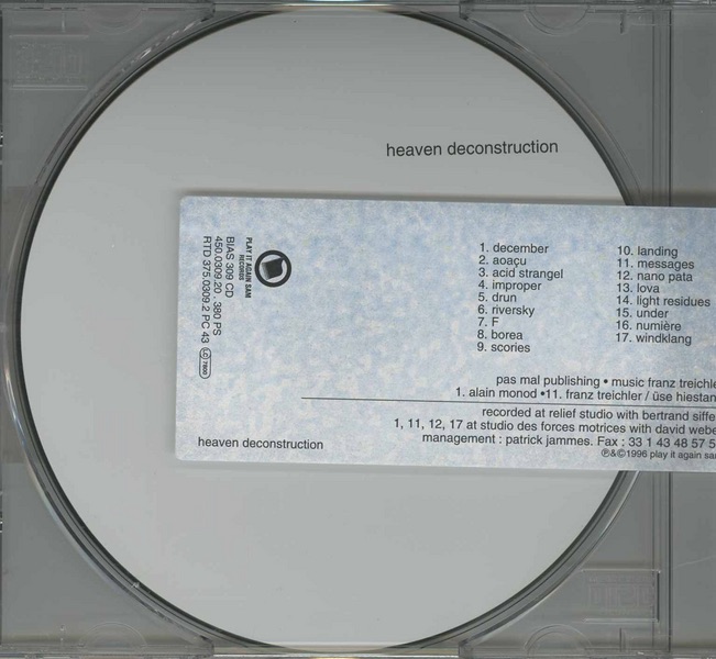 Обложка альбома «Heaven Deconstruction» — The Young Gods