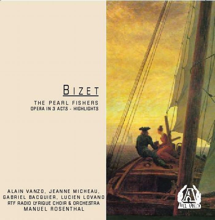 Обложка альбома «Bizet: The Pearl Fishers, Opera In 3 Acts (Highlights)» — Manuel Rosenthal & RTF Radio Orchestra