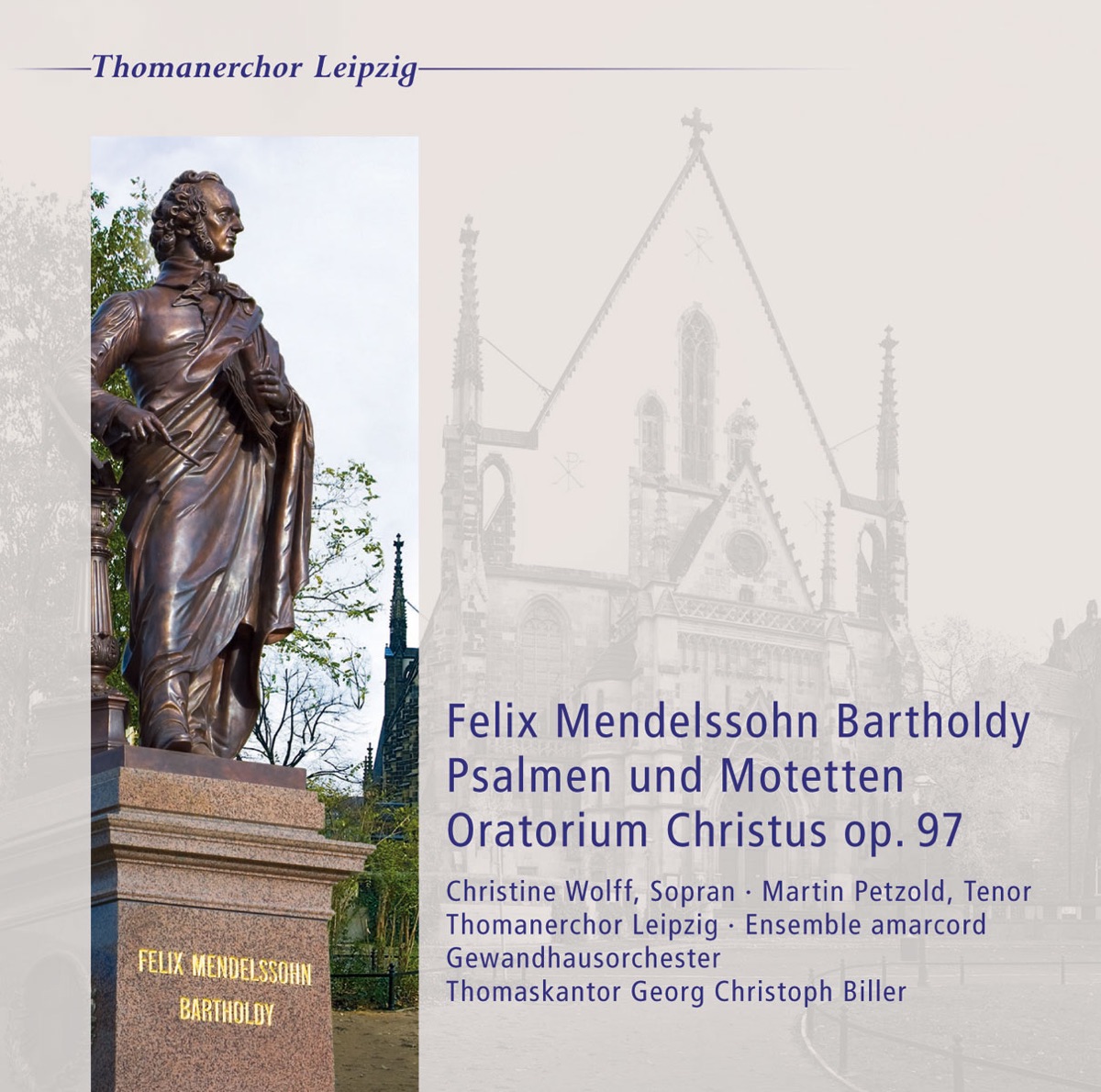 Mendelssohn: Psalmen und Motetten & Oratorium Christi, Op. 97 cover art