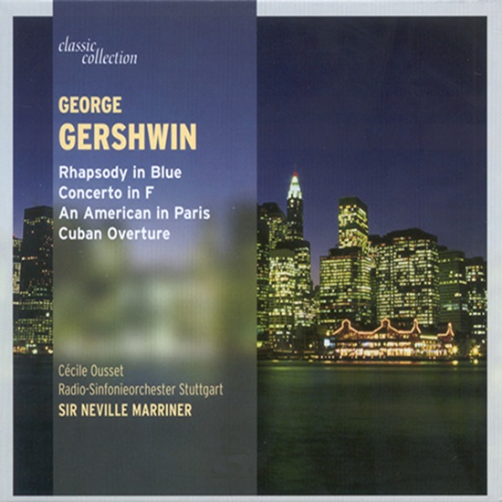 Обложка альбома «Classic Collection - Gershwin: Rhapsody in Blue; Piano Concerto; An American in Paris; Cuban Overture; Porgy and Bess (Excerpts)» — Sir Neville Marriner, Stuttgart Radio Symphony Orchestra, Cécile Ousset, Hans-Dieter Baum, Rundfunk-Sinfonieorchester Berlin, Jiggs Whigham, HR-Brass, Bulgarian Radio Symphony Orchestra, Alexander Vladigerov, Alexandrina Milcheva, Ivan Konsoulov, Nikola Smochevski, Bulgarian Radio Chorus & Alan Marks