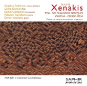 Iannis Xenakis: Zyia - Six chansons grecques - Psappha - Persephassa artwork