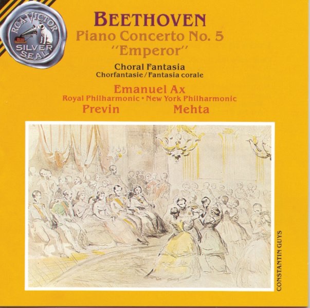 Beethoven: Piaño Concerto No. 5 "Emperor" - Choral Fantasía cover art