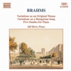 Brahms: Variations, Op. 21 - Five Piano Studies