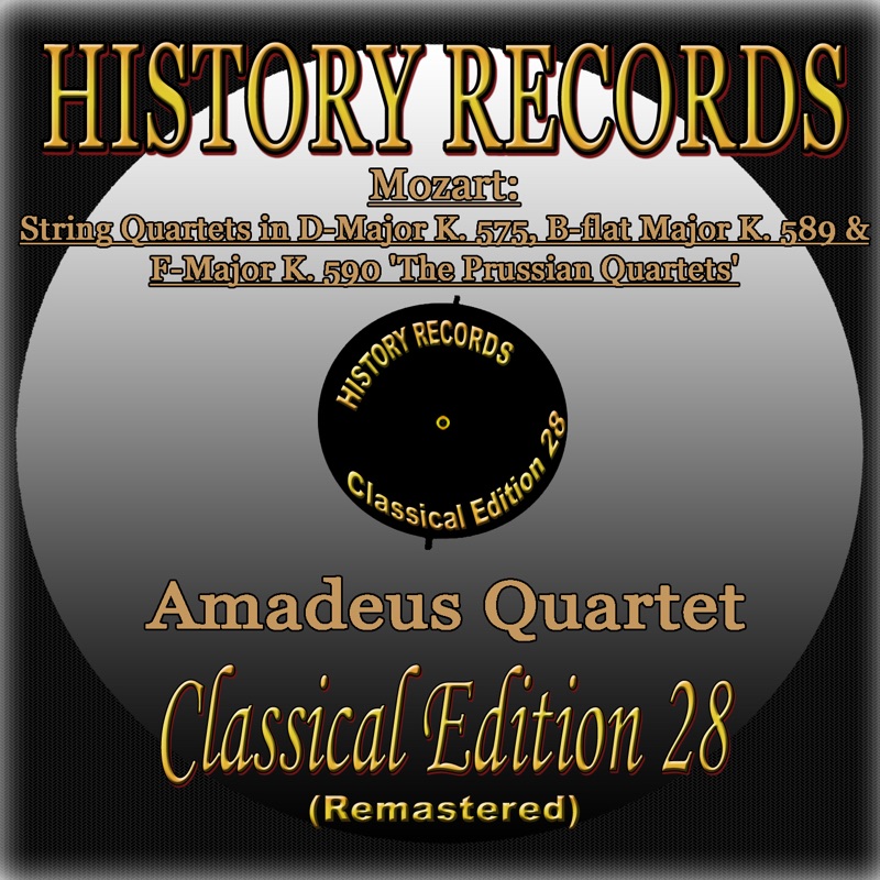 String Quartet in B-Flat Major K. 589 'Prussian': III. Menuetto-Moderato (1955 Version)