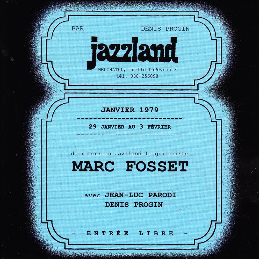 Обложка альбома «Marc Fosset Au Jazzland» — Marc Fosset