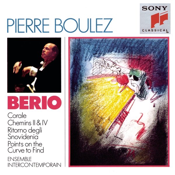 Обложка альбома «Berio: Chemins II & IV, Points On the Curve to Find» — Pierre Boulez & Ensemble Intercontemporain