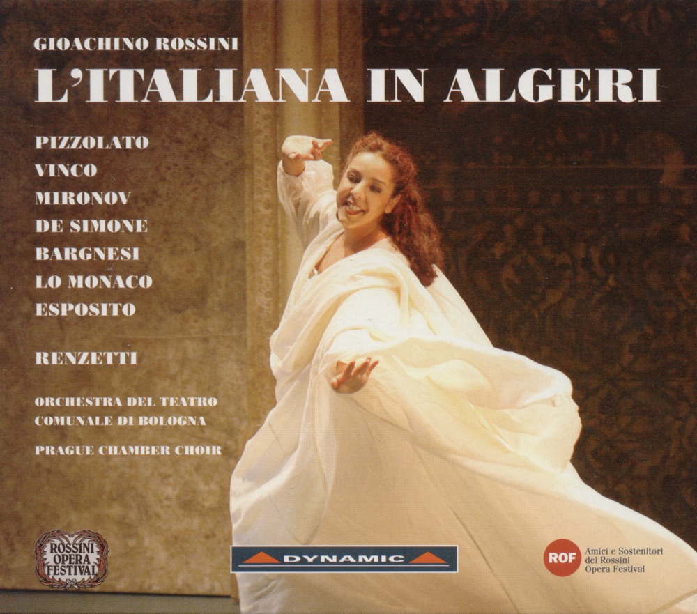 Обложка альбома «Rossini: L'Italiana In Algeri (The Italian Girl In Algiers)» — Marco Vinco, Donato Renzetti & Bologna Teatro Comunale Orchestra