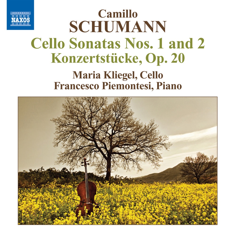 Обложка альбома «Camillo Schumann: Cello Sonatas Nos. 1 and 2 - 2 Konzertstucke» — Maria Kliegel & Francesco Piemontesi