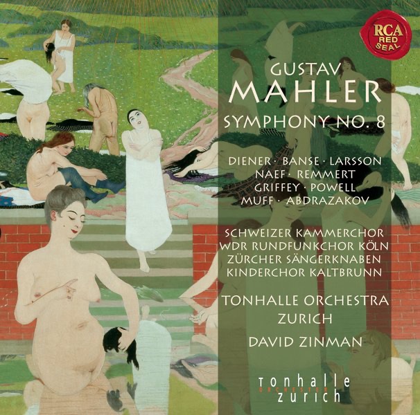 Обложка альбома «Mahler: Symphony No. 8» — David Zinman & Tonhalle-Orchester Zürich