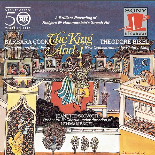 Обложка альбома «The King and I (1960 Studio Cast Recording)» — Rodgers & Hammerstein, Barbara Cook & Theodore Bikel