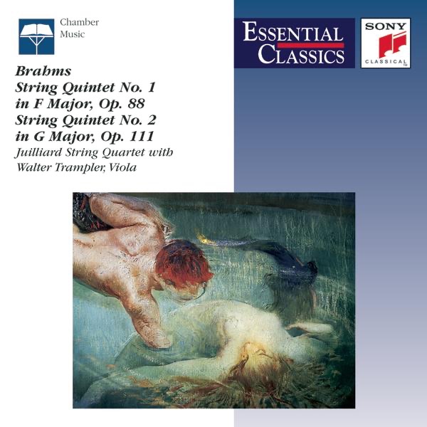 Обложка альбома «Brahms: String Quintets Nos. 1 & 2» — Juilliard String Quartet & Walter Trampler
