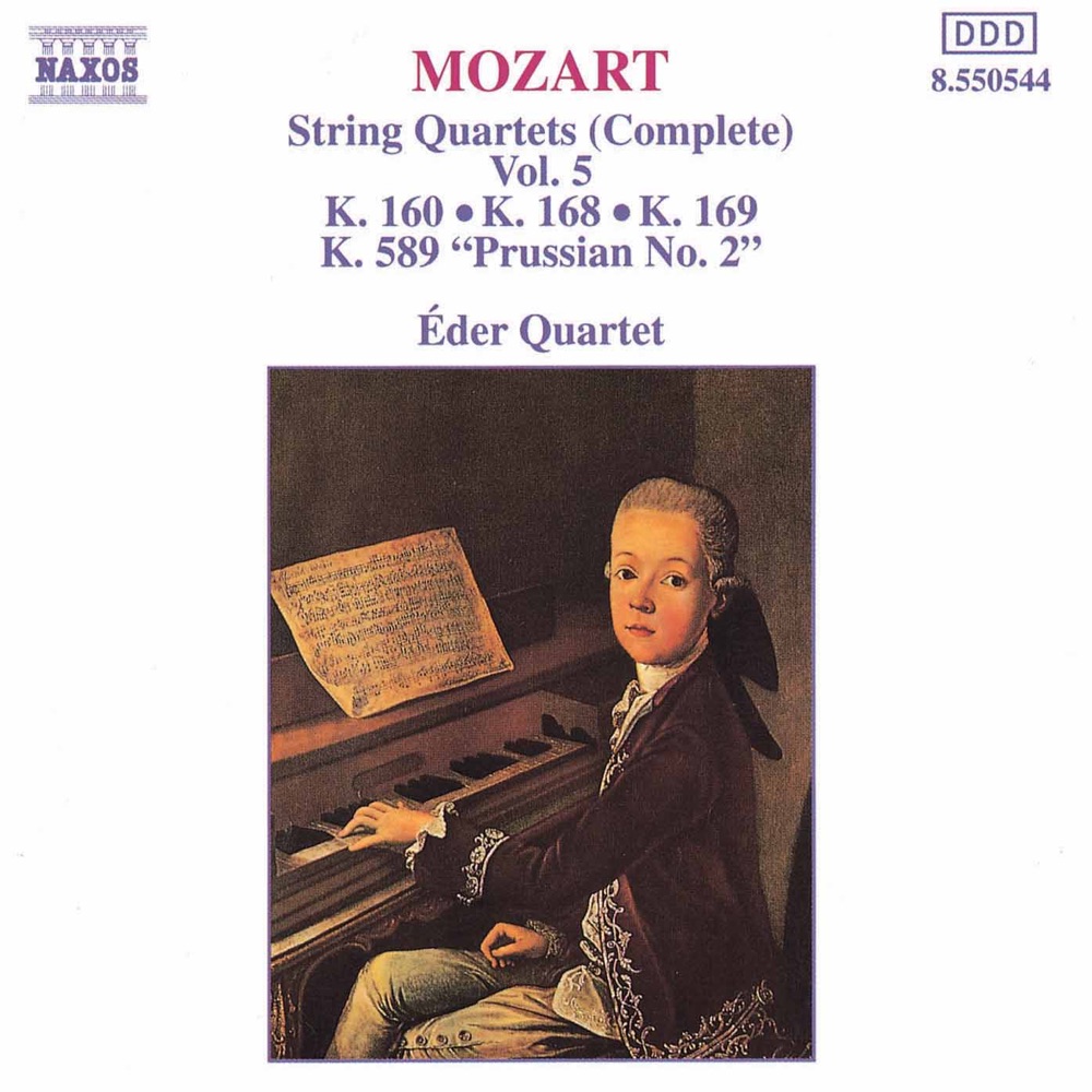 Обложка альбома «Mozart: String Quartets Vol. 5 (Complete)» — Éder Quartet