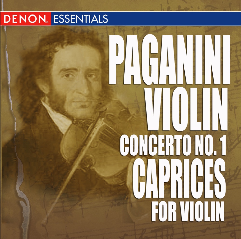 Обложка альбома «Paganini: Caprices for Violin & Violin Concerto No. 1» — Moscow Philharmonic Symphony Orchestra, Vasili Sinaisky & Sergei Stadler