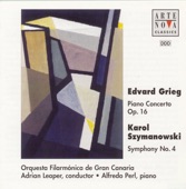 Grieg: Piano Concerto - Szymanowski: Symphony No. 4 "Symphonie concertante" artwork