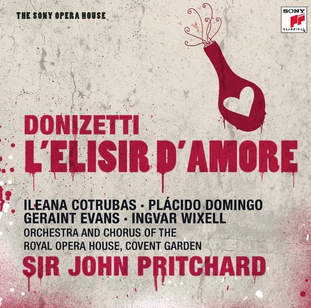 Обложка альбома «Donizetti: L'elisir d'amore» — John Pritchard, Orchestra of the Royal Opera House & Chorus of the Royal Opera House, Covent Garden