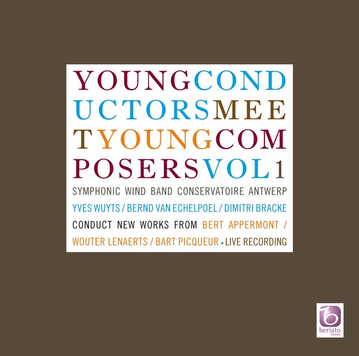Young Conductors Meet Young Composers, Vol. 1 cover art