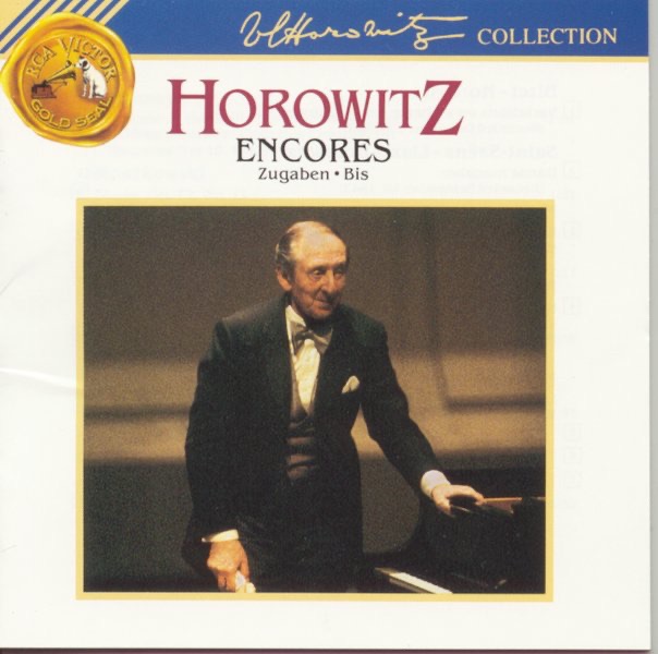 Horowitz Encores cover art