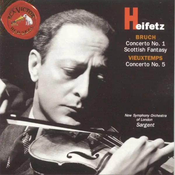 Scottish Fantasy Op. 46: I. Introduction: Grave; Adagio Cantabile — Jascha Heifetz, Osian Ellis, The New Symphony Orchestra Of London & Sir Malcolm Sargent