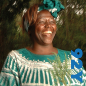 Nobel Laureate Wangari Muta Maathai with Chris Johns at the 92nd Street Y