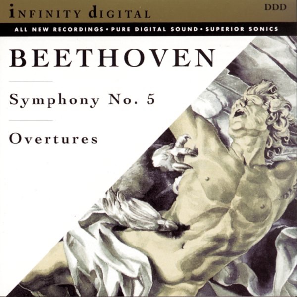 Обложка альбома «Beethoven: Symphony No. 5 & Overtures» — Alexander Titov & Orchestra New Philharmony St. Petersburg
