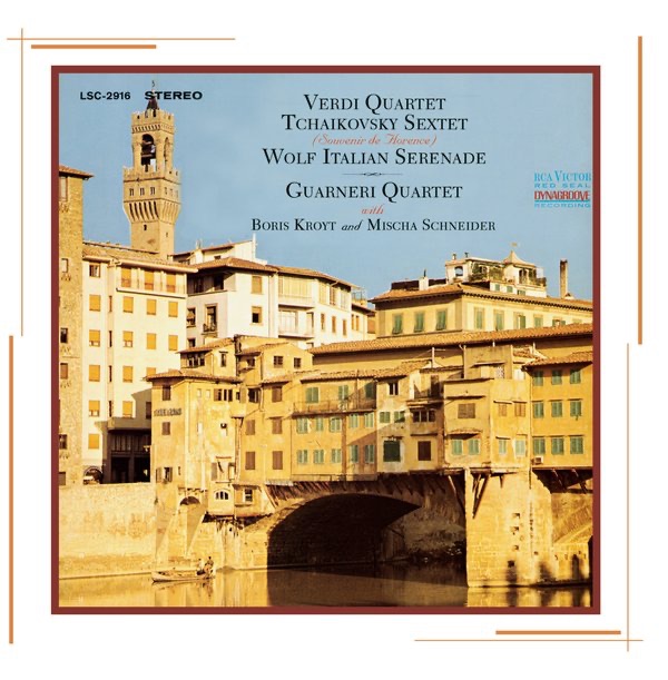 Обложка альбома «Italian Album» — Guarneri Quartet, John Dalley, David Soyer, Michael Tree, Arnold Steinhardt, Boris Kroyt & Mischa Schneider