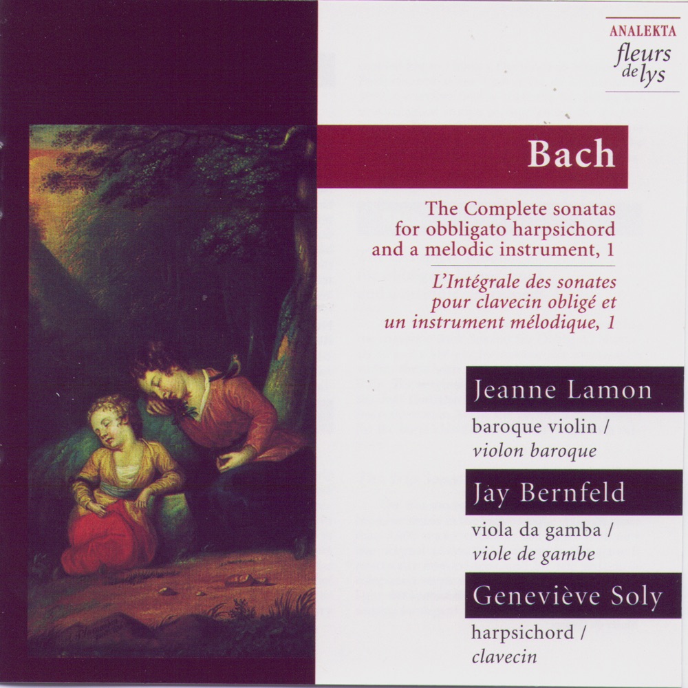 Обложка альбома «The Complete Sonatas for Obbligato Harpsichord and a Melodic Instrument, Vol.1» — Jay Bernfeld & Geneviève Soly