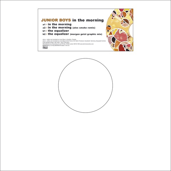 Обложка альбома «In the Morning / The Equalizer - EP» — Junior Boys
