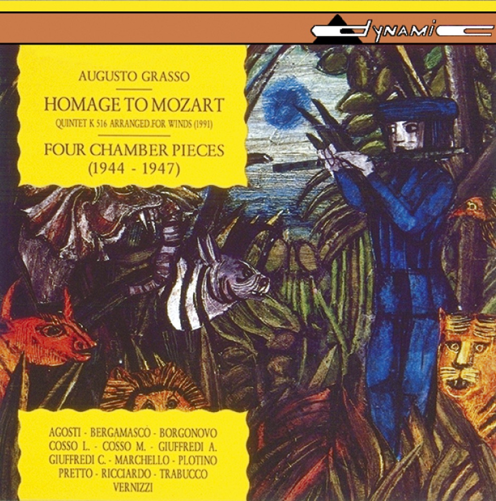 Обложка альбома «Grasso: Chamber Works» — Rino Vernizzi, Pietro Borgonovo, Giampaolo Pretto, Corrado Giuffredi & Loris Cosso