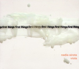 First Things First