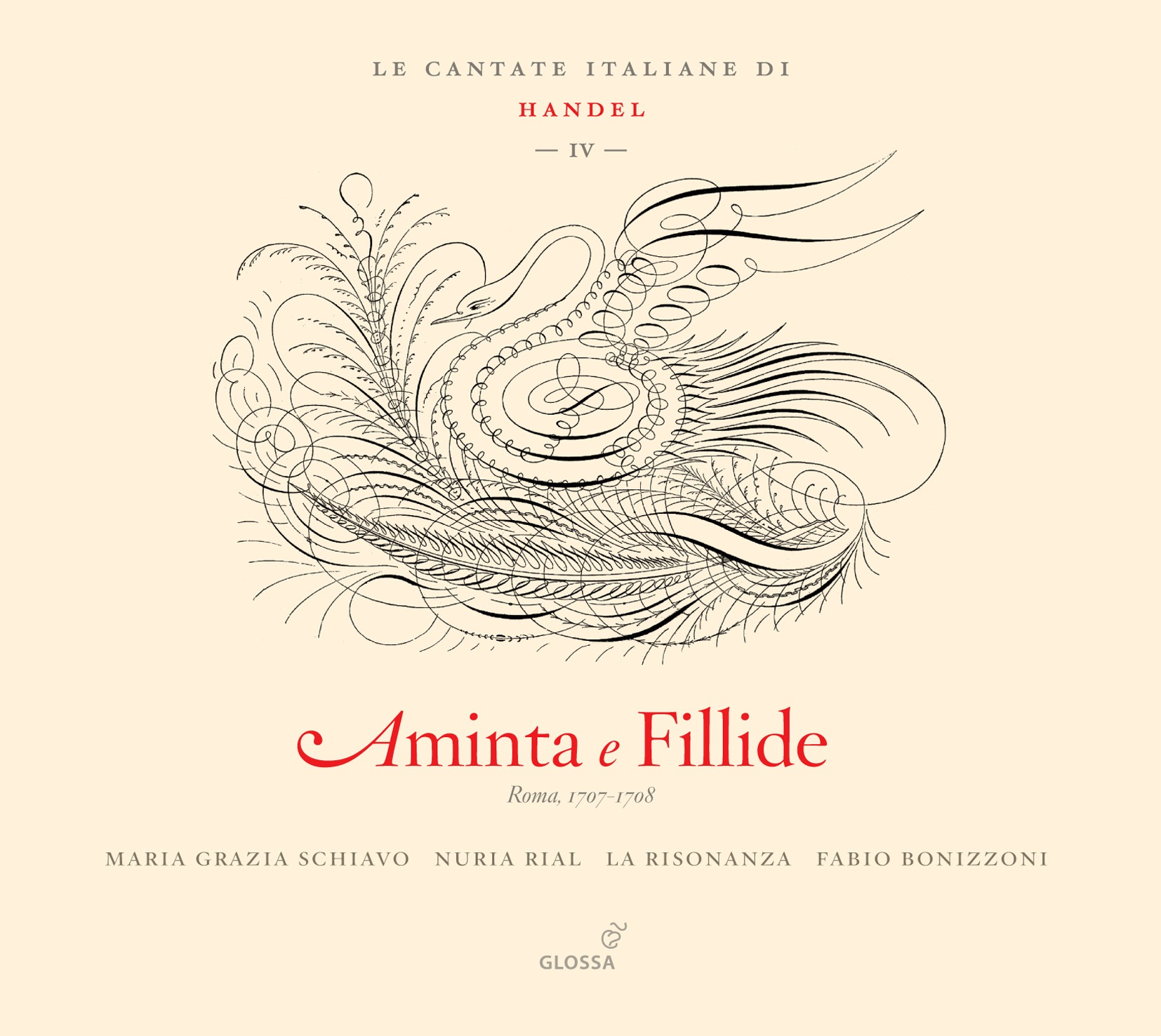 Handel: Italian Cantatas, Vol. 4 - HWV 83 and 92 by Fabio Bonizzoni, La Risonanza & Maria Grazia Schiavo album cover