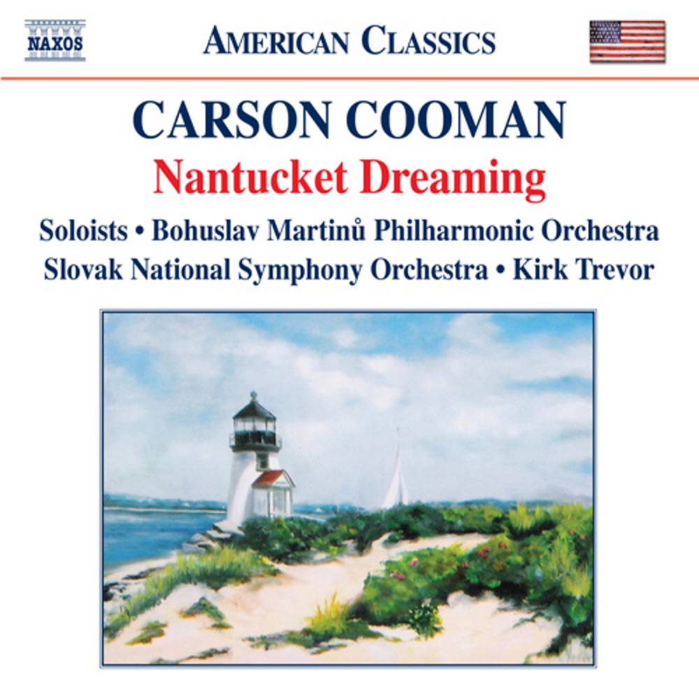 Обложка альбома «Cooman, C.: Nantucket Dreaming» — Kirk Trevor, Slovak National Symphony Orchestra, Christopher Gekker, Roman Mesina, Zwiebel Quartet, Jeffrey Grossman, Bohuslav Martinů Philharmonic Orchestra & Emmanuel Feldman