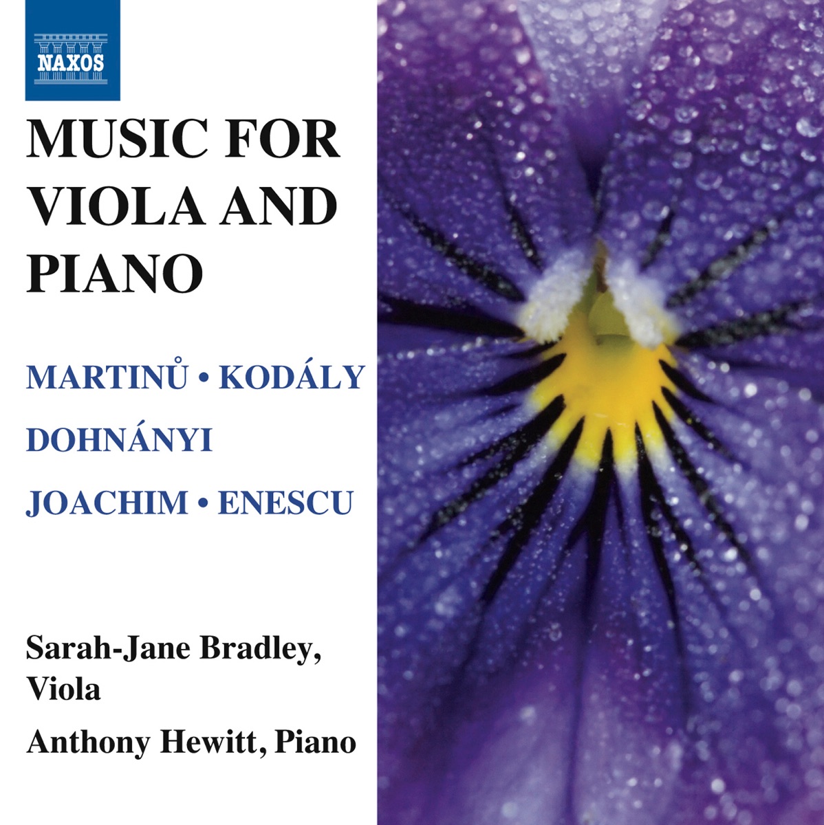 East European Romantic Music for Viola and Piano cover art