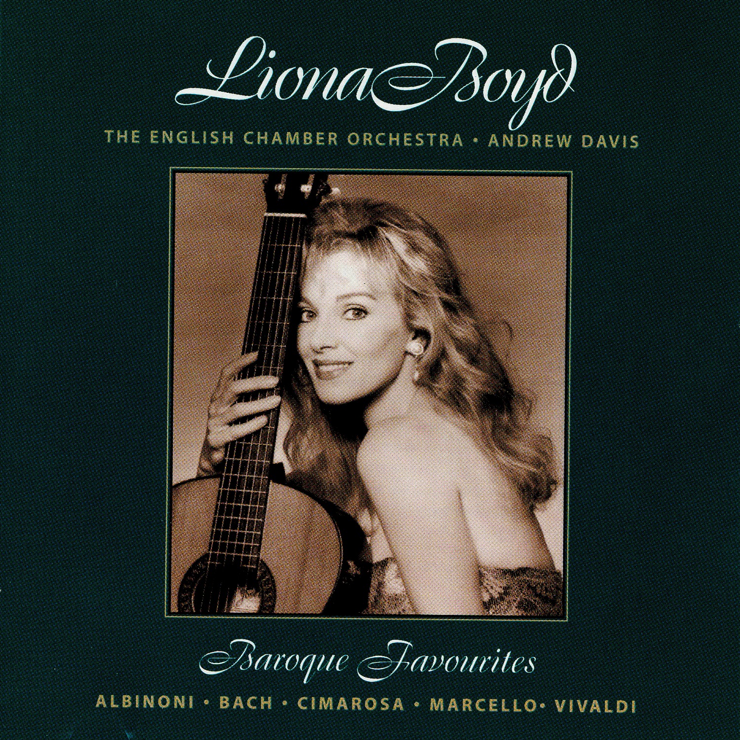 Baroque Favourites by English Chamber Orchestra, Liona Boyd & Sir Andrew Davis album cover
