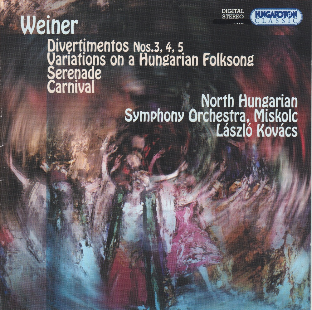 Обложка альбома «Weiner: Works for Orchestra» — North Hungarian Symphony Orchestra & Laszlo Kovacs