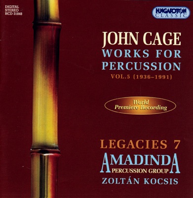 John Cage Works for Percussion Vol.5 (1936-1991), Legacies 7