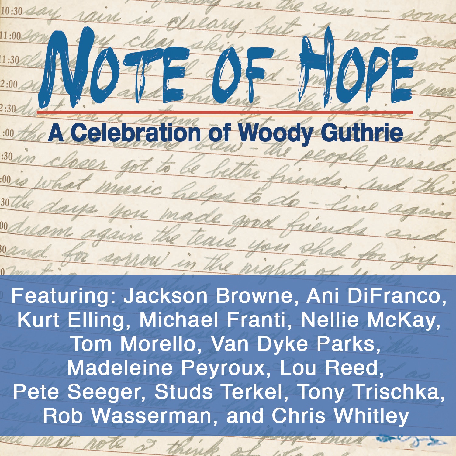 Note of Hope - A Celebration of Woody Guthrie (+Digital Booklet)