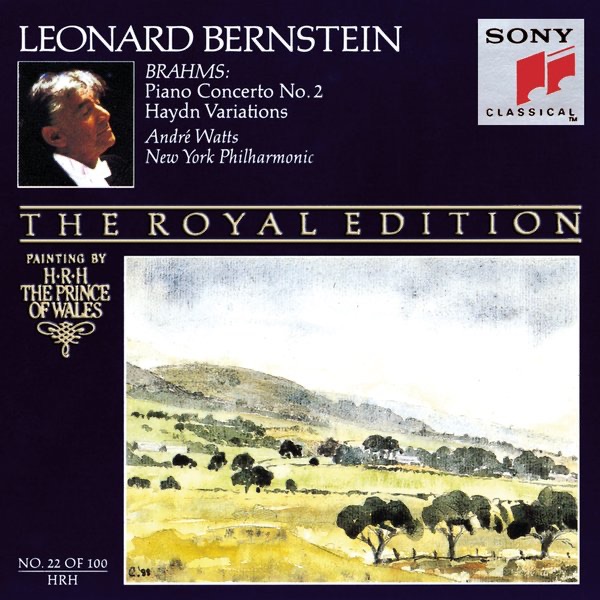 Brahms: Piaño Concerto No. 2, "Haydn" Variations cover art