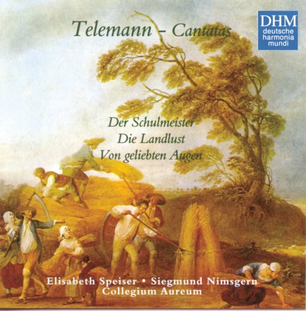 Обложка альбома «40 Years DHM - Telemann: Three Secular Cantatas» — θollegium Aʊreum & Stuttgart Hymnus Boys Choir