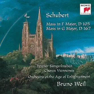 Mass in F Major for Solo Voices, Mixed Chorus, Orchestra and Organ, D 105: I. Kyrie. Larghetto by Bruno Weil, Orchestra of the Age of Enlightenment, Jörg Hering, Kurt Azesberger, Georg Leskovich, Alexander Nader, Harry van der Kamp, Peter Marschik, Guido Mancusi, Arno Hartmann, Wiener Sängerknaben & Chorus Viennensis song reviws