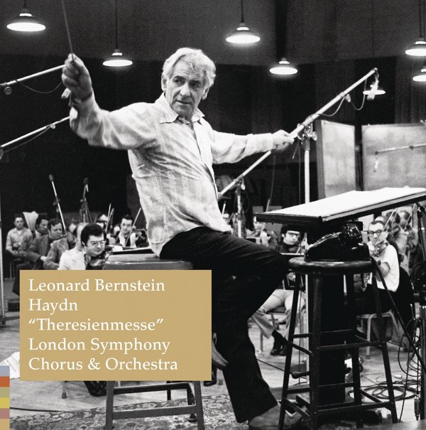 Обложка альбома «Haydn: Mass in B-Flat Major, Hob. XXII:12 "Theresienmesse"» — Leonard Bernstein, London Symphony Chorus, London Symphony Orchestra, Lucia Popp, Paul Hudson, Robert Tear & Rosalind Elias