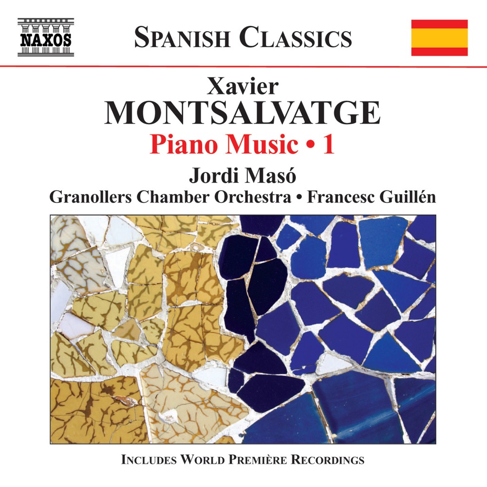 Обложка альбома «Montsalvatge, X.: Piano Music, Vol. 1 - 3 Impromptus - 3 Divertimentos - Sonatina Para Yvette - Recondita Armonia» — Jordi Masó, Francesc Guillen & Granollers Chamber Orchestra