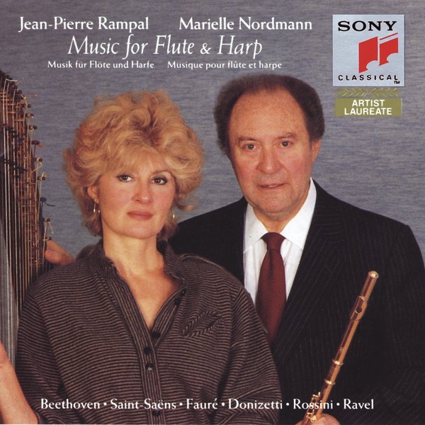 Обложка альбома «Music for Flute & Harp» — Jean-Pierre Rampal & Marielle Nordmann