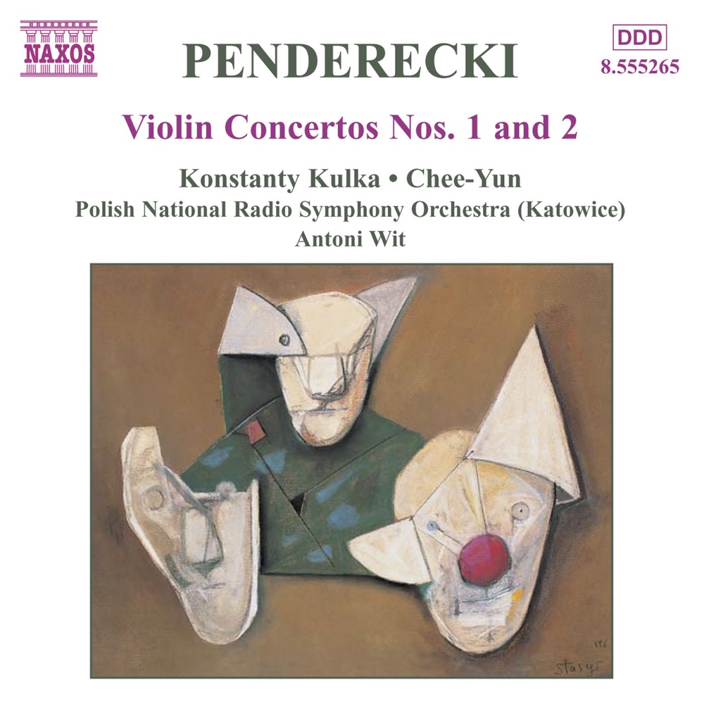 Обложка альбома «Penderecki: Violin Concertos Nos. 1 and 2» — Antoni Wit, Chee-Yun, Konstanty Andrzej Kulka & Polish National Radio Symphony Orchestra