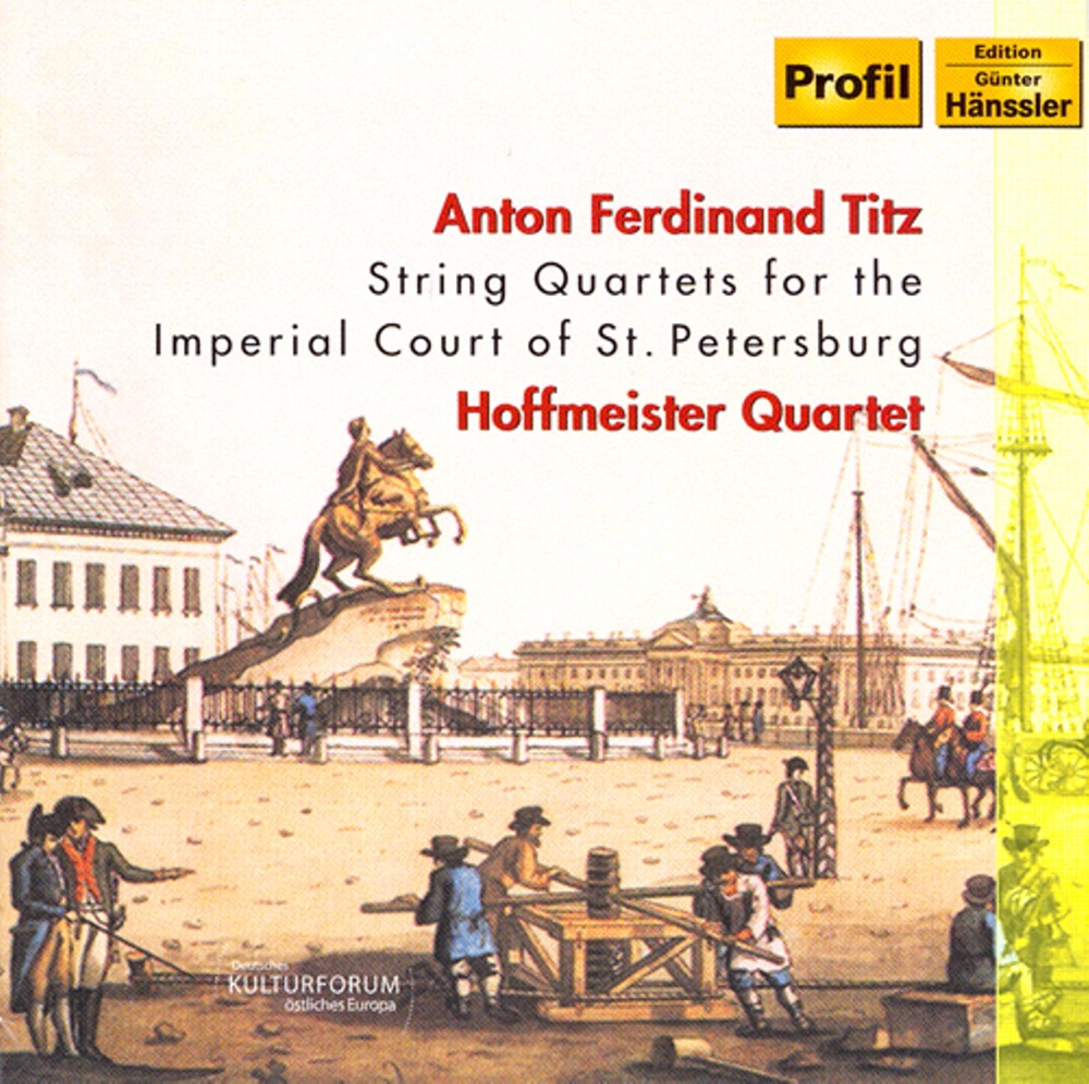 Обложка альбома «Titz: String Quartets» — Hoffmeister Quartet